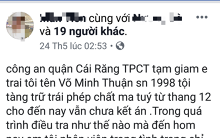 Công an Cần Thơ thông tin bị can đang tạm giam té dẫn đến nhập viện