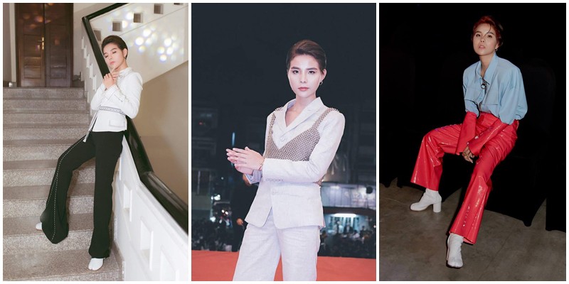 Vũ Cát Tường thay đổi thời trang xoành xoạch: Mặc vest đã bảnh, diện váy còn chất hơn - Ảnh 2. Vũ Cát Tường thay đổi thời trang xoành xoạch: Mặc vest đã bảnh, diện váy còn chất hơn - Ảnh 2.