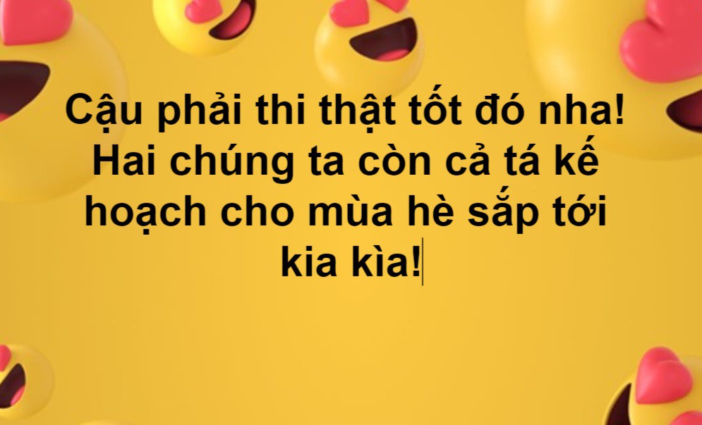 Lời chúc thi tốt dành cho người yêu độc đáo và ý nghĩa nhất - Ảnh 2.