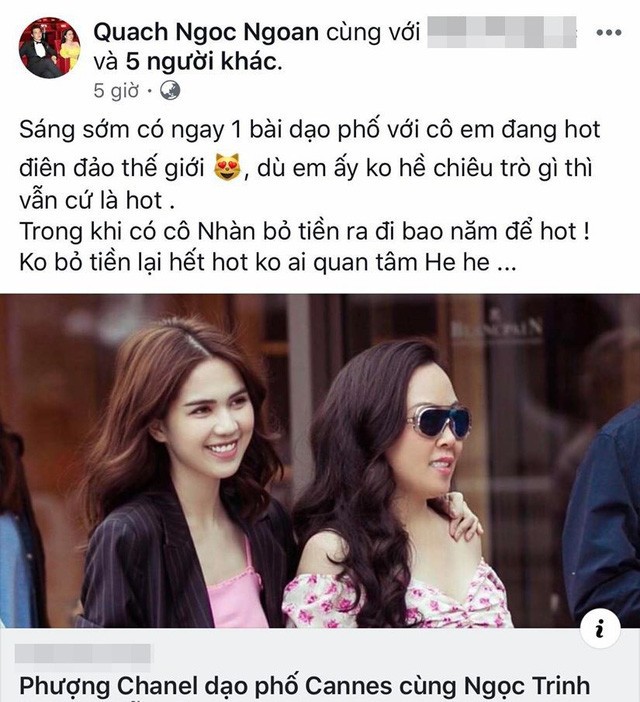 Đá xéo Lý Nhã Kỳ bằng tục ngữ, khán giả khuyên Ngọc Trinh nên im lặng kẻo thành hớ - Ảnh 5. Đá xéo Lý Nhã Kỳ bằng tục ngữ, khán giả khuyên Ngọc Trinh nên im lặng kẻo thành hớ - Ảnh 5.