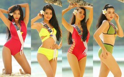 Thí sinh Hoa hậu Hoàn vũ Myanmar 2019 'đọ dáng' trong trang phục áo tắm