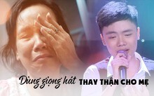 Cậu bé 'Giọng hát Việt nhí' ước mơ dùng giọng hát kiếm tiền thay thận cho mẹ