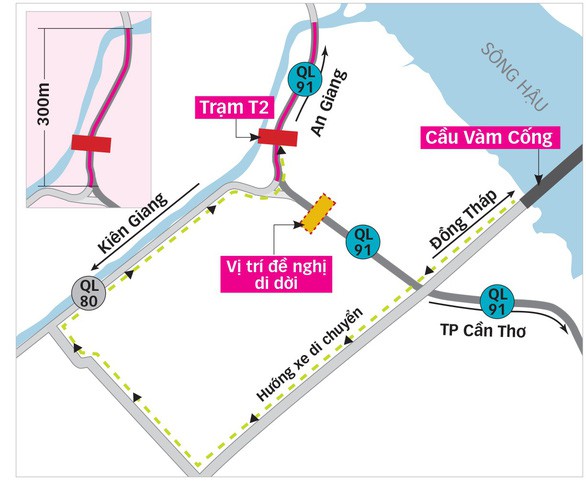 Dự án BOT QL91 và 91B về chung nhà và sinh ra trạm T2 - Ảnh 3. Dự án BOT QL91 và 91B về chung nhà và sinh ra trạm T2 - Ảnh 3.