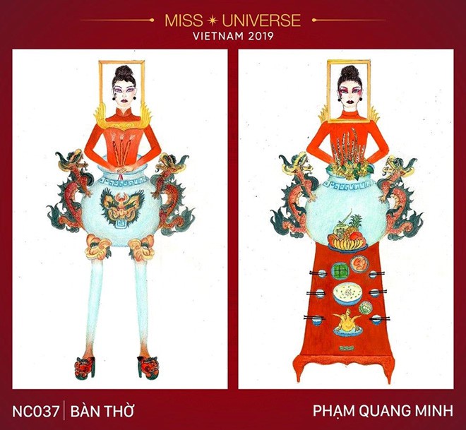 Tác giả trang phục lấy ý tưởng từ bàn thờ thừa nhận thiết kế bị lố - Ảnh 1.
