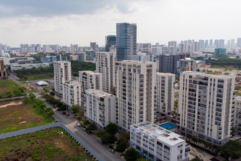 Hai trục đường khốn khổ, gây ám ảnh vì kẹt xe ở quận 7, TP HCM - Ảnh 17. Hai trục đường khốn khổ, gây ám ảnh vì kẹt xe ở quận 7, TP HCM - Ảnh 17.