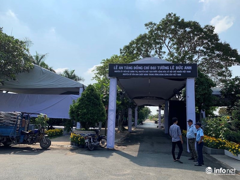 Nơi an táng Đại tướng Lê Đức Anh sẵn sàng trước giờ đón linh cữu - Ảnh 2. Nơi an táng Đại tướng Lê Đức Anh sẵn sàng trước giờ đón linh cữu - Ảnh 2.