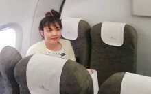 Đoàn Thị Hương đã lên máy bay về nước