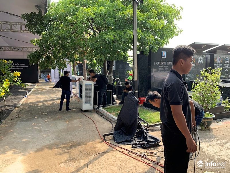 Nơi an táng Đại tướng Lê Đức Anh sẵn sàng trước giờ đón linh cữu - Ảnh 5. Nơi an táng Đại tướng Lê Đức Anh sẵn sàng trước giờ đón linh cữu - Ảnh 5.