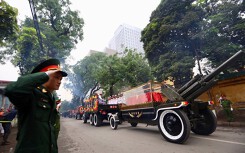 Đưa linh cữu nguyên Chủ tịch nước Lê Đức Anh về TP HCM