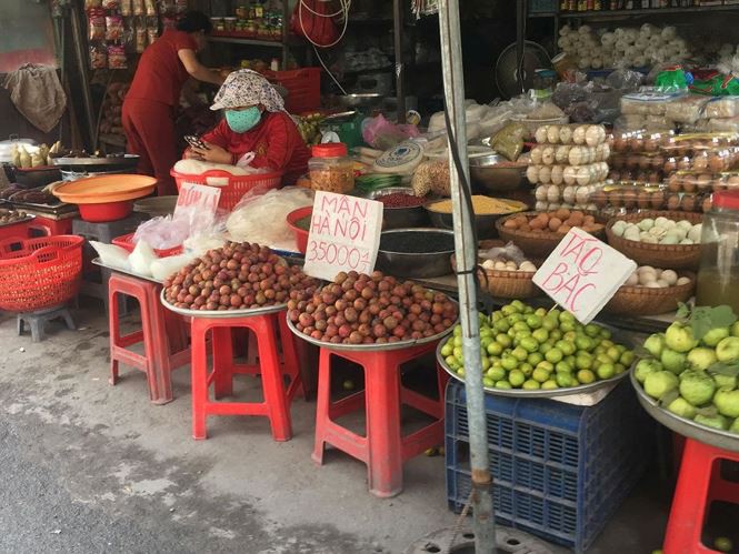 Mận hậu giá rẻ bán ngập chợ Sài Gòn - Ảnh 1. Mận hậu giá rẻ bán ngập chợ Sài Gòn - Ảnh 1.