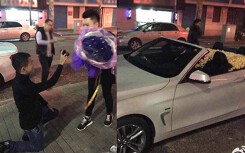 Chàng đồng tính dùng xe BMW mui trần chở kín hoa hồng để cầu hôn bạn trai khiến cộng đồng mạng phát hờn