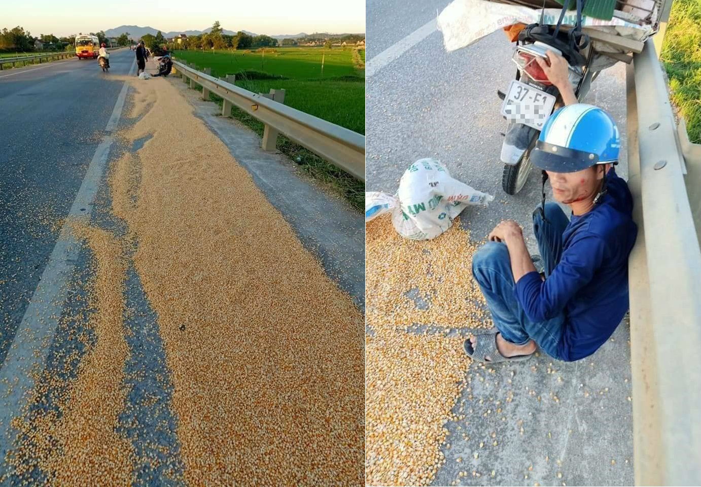 Phơi nông sản trên đường dẫn đến tai nạn giao thông có thể bị phạt tù? - Ảnh 1. Phơi nông sản trên đường dẫn đến tai nạn giao thông có thể bị phạt tù? - Ảnh 1.