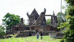 Cận cảnh đền thiêng Preah Vihear ở vùng biên giới Campuchia