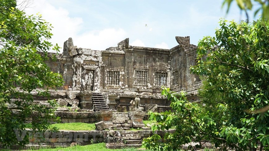 Cận cảnh đền thiêng Preah Vihear ở vùng biên giới Campuchia  - Ảnh 11.