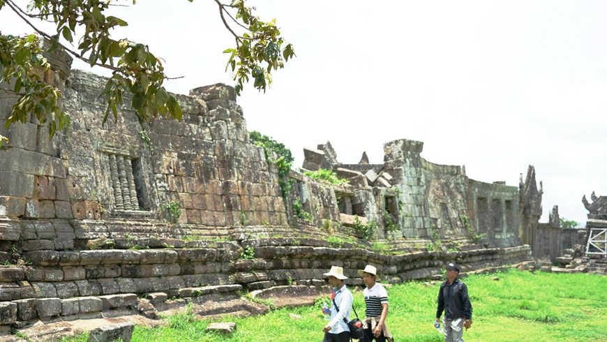 Cận cảnh đền thiêng Preah Vihear ở vùng biên giới Campuchia  - Ảnh 21.