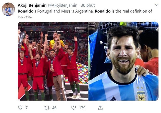 Messi bị chế nhạo trong ngày Ronaldo vô địch Nations League - Ảnh 6. Messi bị chế nhạo trong ngày Ronaldo vô địch Nations League - Ảnh 6.