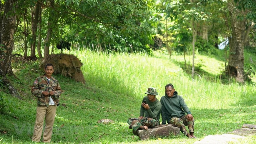 Cận cảnh đền thiêng Preah Vihear ở vùng biên giới Campuchia  - Ảnh 9.