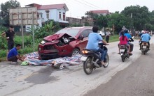 Thanh Hóa: Tạm đình chỉ Thiếu úy công an lái xe tông chết 2 mạng người