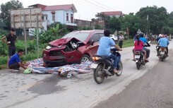 Thanh Hóa: Tạm đình chỉ Thiếu úy công an lái xe tông chết 2 mạng người