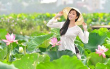5 đầm sen hút khách chụp ảnh ở Hà Nội và Sài Gòn