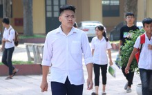 Đề Toán thi vào lớp 10 tại Hà Nội năm 2019 khó khi xuất hiện câu hỏi về hình học không gian