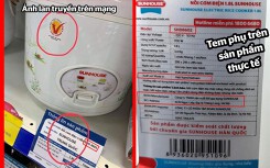 Nồi cơm điện Sunhouse xuất xứ Trung Quốc có logo Hàng Việt Nam chất lượng cao, công ty Shark Phú nói do hiểu nhầm?
