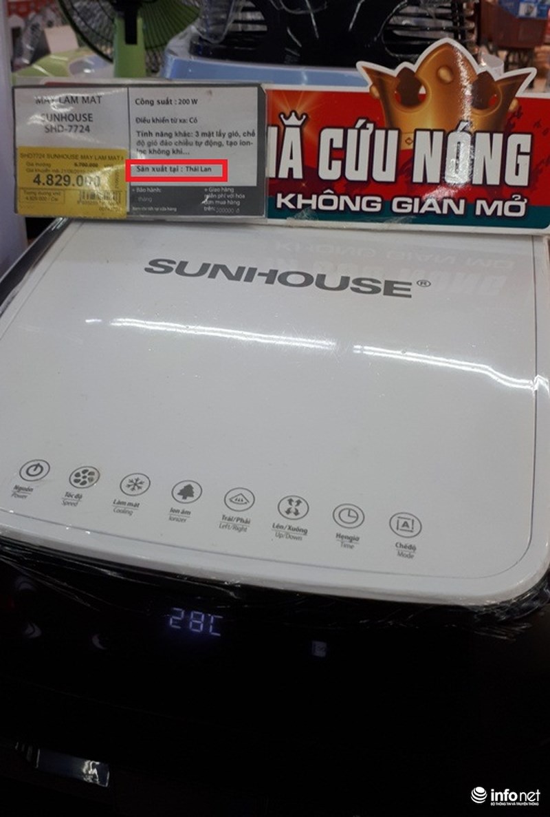 Xuất xứ Trung Quốc, thương hiệu Hàn Quốc, hàng Việt Nam chất lượng cao: Sunhouse của nước nào? - Ảnh 2. Xuất xứ Trung Quốc, thương hiệu Hàn Quốc, hàng Việt Nam chất lượng cao: Sunhouse của nước nào? - Ảnh 2.
