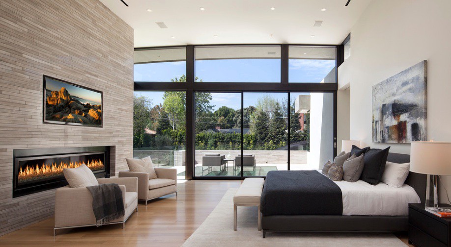 black-and-white-bedroom-modern black-and-white-bedroom-modern