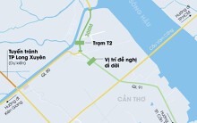 Tuyến tránh TP Long Xuyên - 'cứu tinh' cho BOT T2 bao giờ mới hoàn thành?