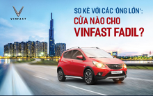 So kè với các ‘ông lớn’: Cửa nào cho VinFast Fadil?