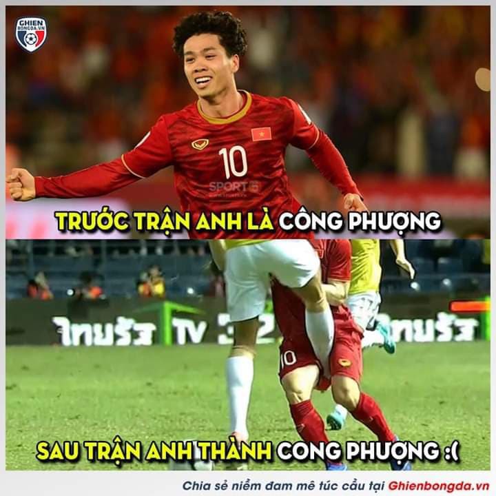 Cư dân mạng tung siêu phẩm ăn mừng trận thắng 1-0 của Việt Nam tại Kings Cup 2019 - Ảnh 2. Cư dân mạng tung siêu phẩm ăn mừng trận thắng 1-0 của Việt Nam tại Kings Cup 2019 - Ảnh 2.