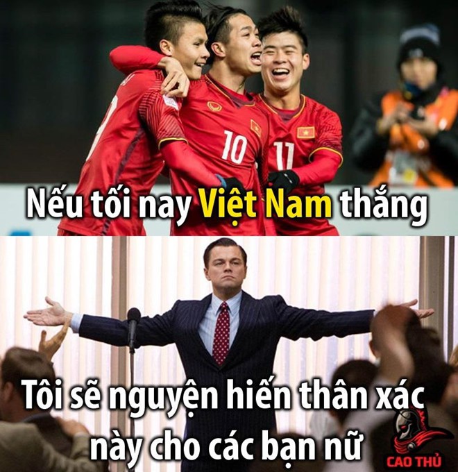 Dân mạng chế ảnh, cổ vũ tuyển Việt Nam trước trận gặp Thái Lan - Ảnh 2. Dân mạng chế ảnh, cổ vũ tuyển Việt Nam trước trận gặp Thái Lan - Ảnh 2.