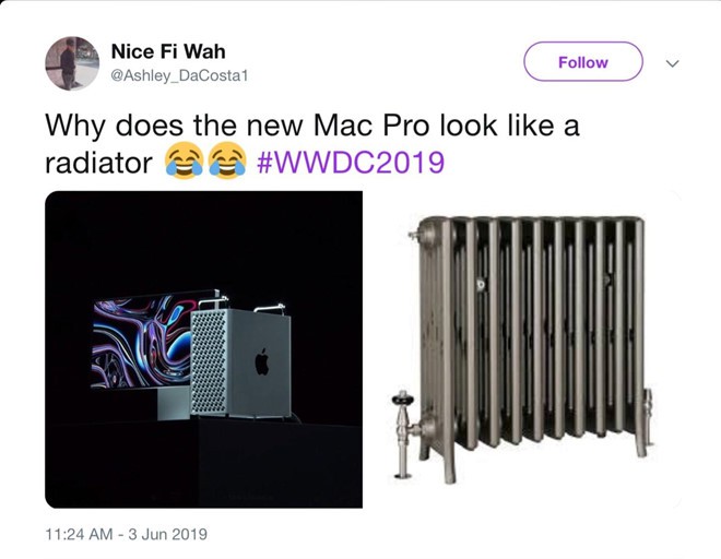 Mac Pro 2019 khiến dân mạng liên tưởng tới bàn bào phô mai, lò sưởi - Ảnh 4.