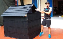 Làm nhà bằng 5.000 ống hút, vlogger bị chê 'tận cùng của thiếu ý thức'