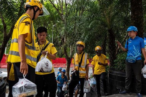 Ứng dụng giao đồ ăn nhấn chìm Trung Quốc trong biển rác thải nhựa - Ảnh 2. Ứng dụng giao đồ ăn nhấn chìm Trung Quốc trong biển rác thải nhựa - Ảnh 2.