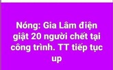 Tung tin 20 người điện giật, thanh niên bị công an triệu tập