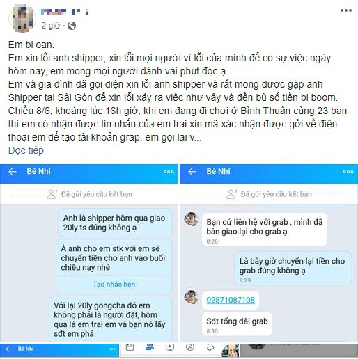 Cô gái bùng 1,2 triệu đồng tiền trà sữa: ‘Tôi bị oan, em trai tôi là người đặt’ - Ảnh 3. Cô gái bùng 1,2 triệu đồng tiền trà sữa: ‘Tôi bị oan, em trai tôi là người đặt’ - Ảnh 3.
