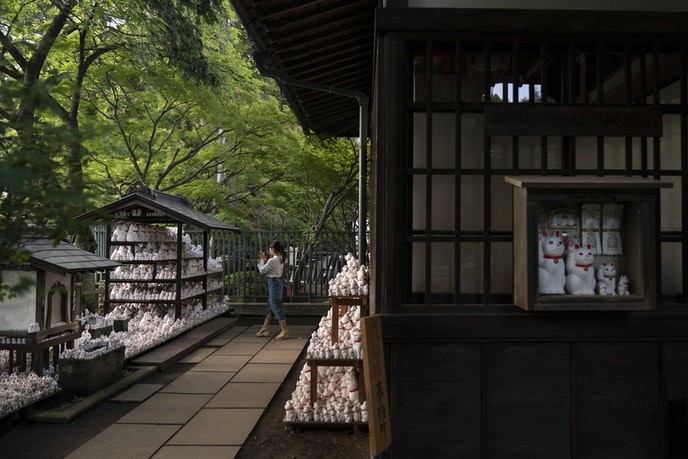 Bí mật tượng mèo may mắn bên trong ngôi đền ở Tokyo - Ảnh 2. Bí mật tượng mèo may mắn bên trong ngôi đền ở Tokyo - Ảnh 2.