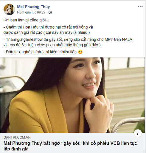 Khoe đầu tư, Hoa hậu Mai Phương Thúy bị nghi là 'chim mồi', 'đội lái giật dây' - Ảnh 3.