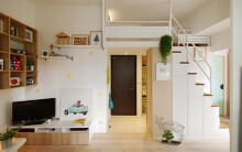 Chỉ loại bỏ một bức tường mà căn hộ 33m2 đã 'thay da đổi thịt'