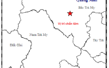 Động đất kèm tiếng nổ lớn 'rung chuyển' Bắc Trà My