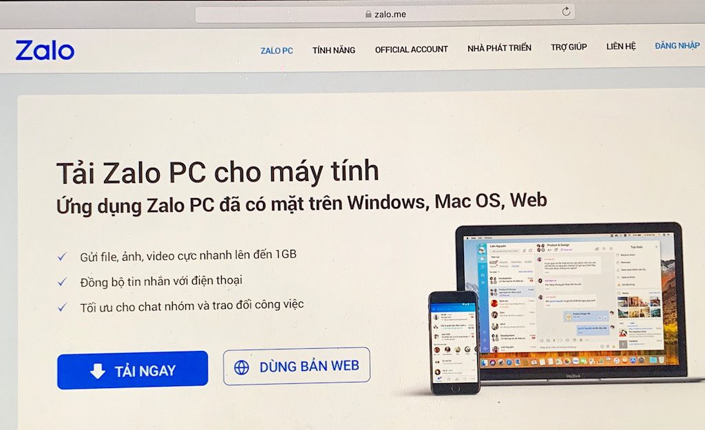 Yêu cầu thu hồi tên miền Zalo.vn và Zalo.me vì hoạt động mạng xã hội không phép - Ảnh 1. Yêu cầu thu hồi tên miền Zalo.vn và Zalo.me vì hoạt động mạng xã hội không phép - Ảnh 1.