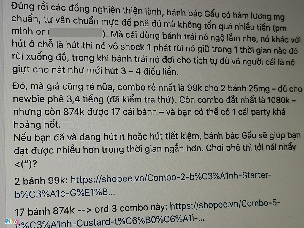 'Bánh cần sa' được bán trên Shopee nhiều tháng liền - Ảnh 2. 'Bánh cần sa' được bán trên Shopee nhiều tháng liền - Ảnh 2.