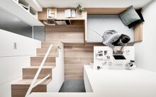 Học tập thiết kế của căn hộ 17,6m2 ‘nhỏ nhưng có võ’ ở Đài Loan
