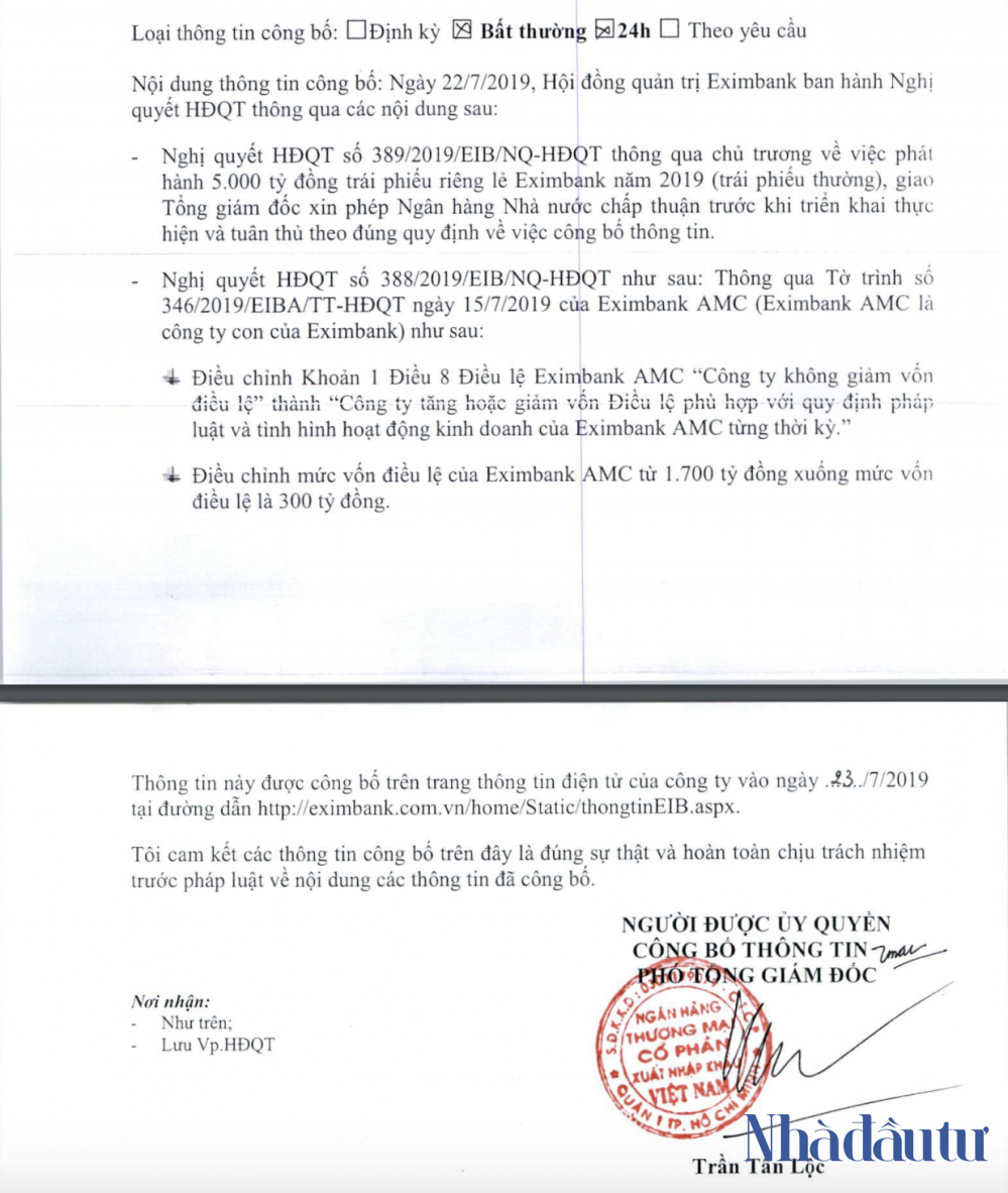 Ông Cao Xuân Ninh trở lại ghế Chủ tịch Eximbank - Ảnh 2. Ông Cao Xuân Ninh trở lại ghế Chủ tịch Eximbank - Ảnh 2.