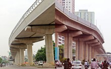 'Ngoại hình' hai tuyến đường sắt trên cao ở Hà Nội có gì khác nhau?
