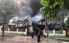 Hà Nội: Cháy lớn tại khu công nghiệp Sài Đồng B