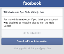Dịch vụ 'phá' nick Facebook với giá từ 70.000 đồng