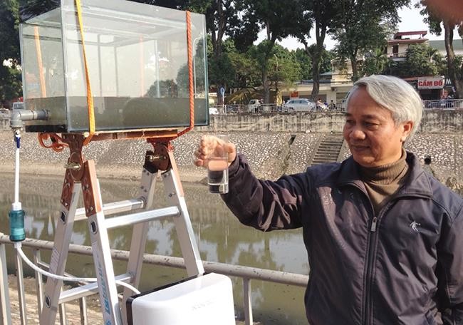 Chuyên gia Việt kể chuyện xử lí sông Tô Lịch sạch đến mức uống được - Ảnh 1. Chuyên gia Việt kể chuyện xử lí sông Tô Lịch sạch đến mức uống được - Ảnh 1.