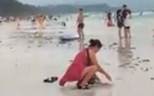 Nguyên nhân biển Bocaray, Philippines đóng cửa sau khi phát hiện du khách chôn bỉm trên cát